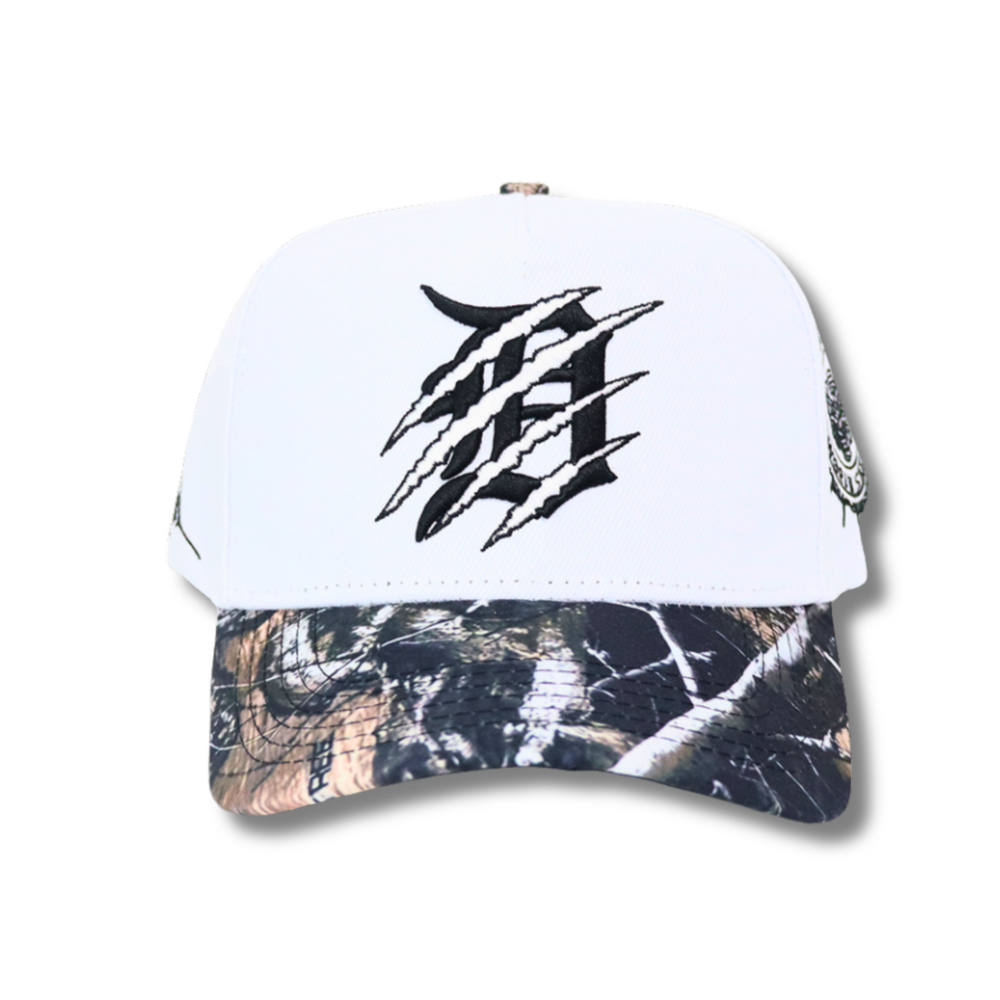 TREE CAMO BRIM WHITE CLAWED DETROIT TIGERS SERIES