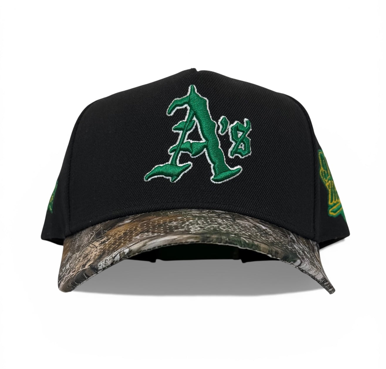 TREE CAMO BRIM A's 9999 WS BLK