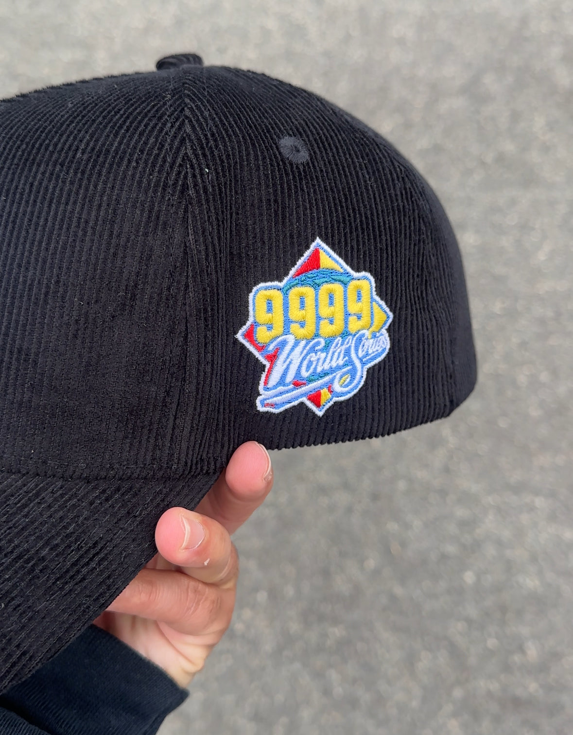 9999 WORLD SERIES P CORDUROY SNAPBACK