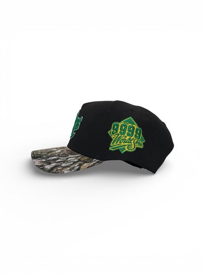 TREE CAMO BRIM A's 9999 WS BLK