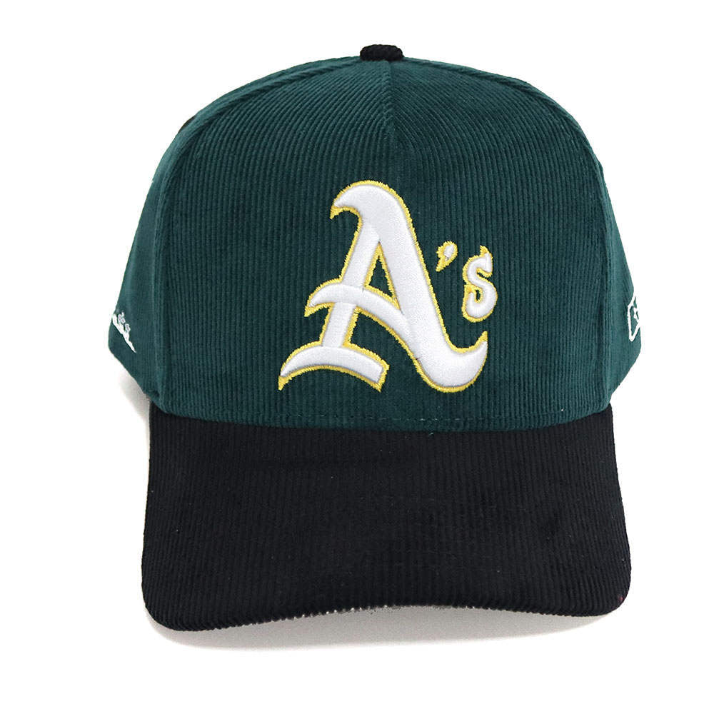 A's CORDUROY SNAPBACK