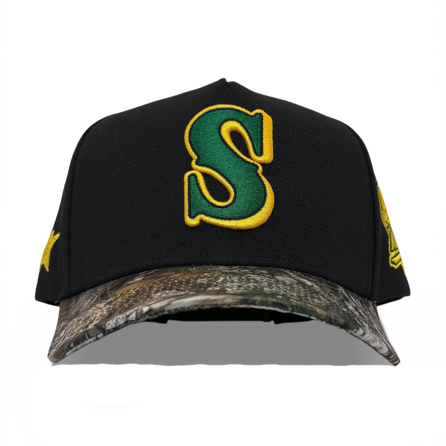 TREE CAMO BRIM S 9999 WS BLK
