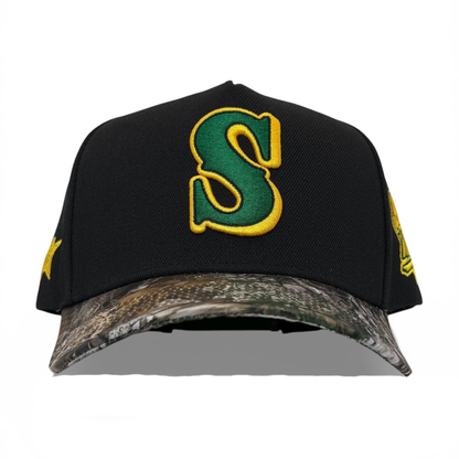 TREE CAMO BRIM S 9999 WS BLK